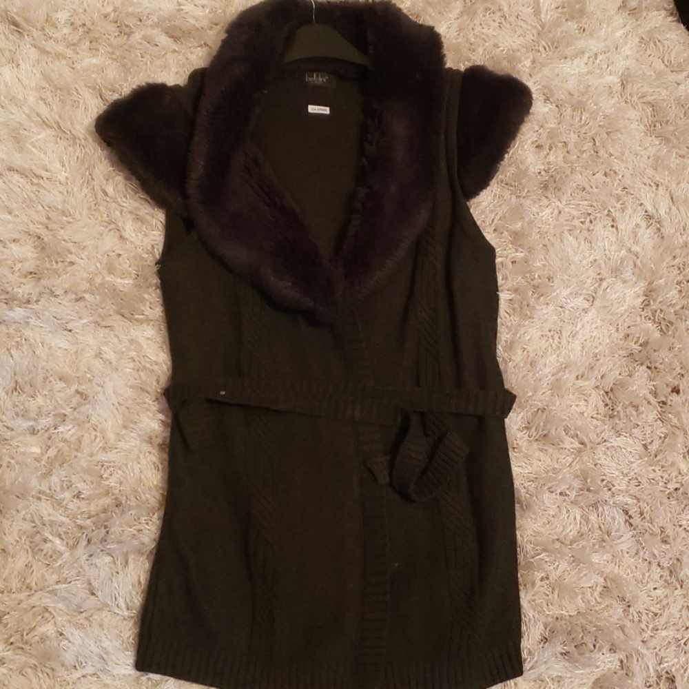 grey vest